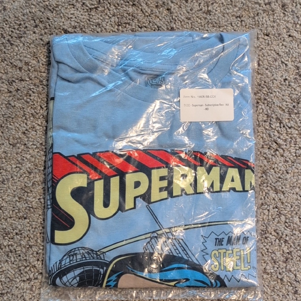 Funko Superman Blue and Red Short Sleeve Tee
